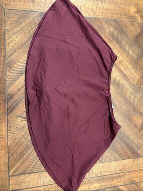 wild fable Burgundy Circle Skater Skirt